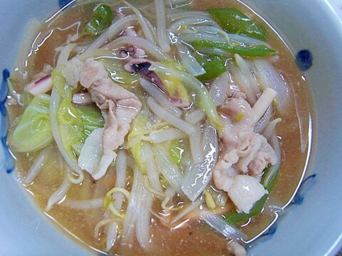 野菜たっぷり皿うどん風